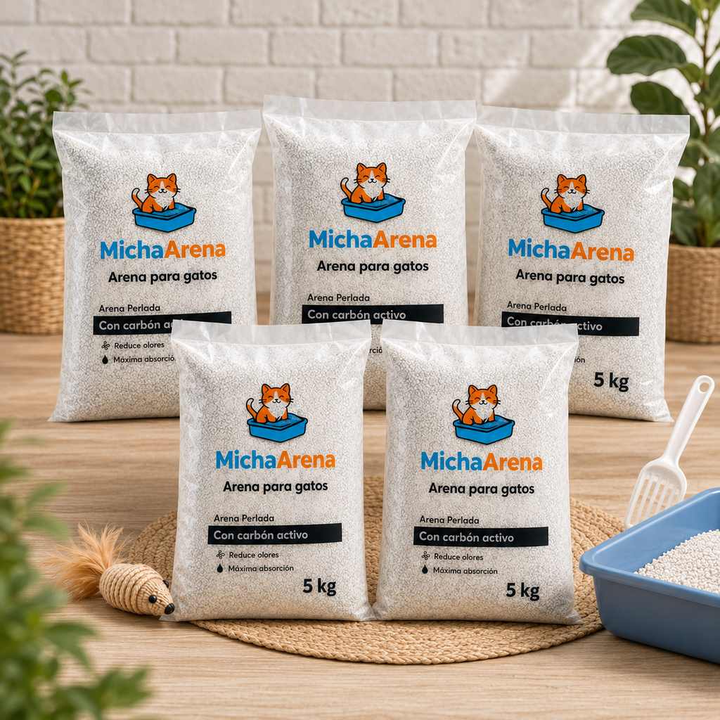 Pack 25 Kg: Arena para gato MichaArena