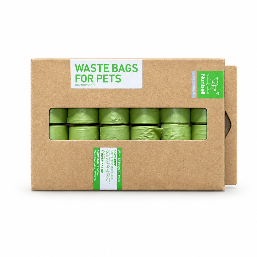 Bolsas para desechos de mascotas 12 rollos 180 bolsas